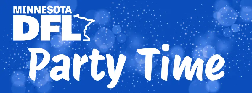DFL Party Time Logo