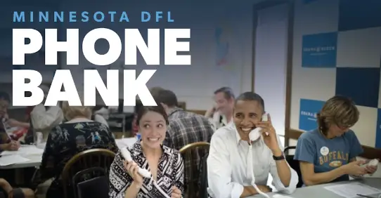 Minnesota DFL Phone Bank Logo
