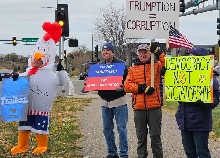 Eagan Sidewalk Rally